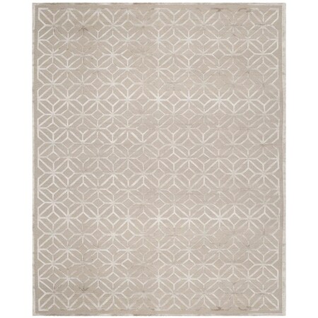 Safavieh 8 x 10 ft. Tibetan Hand Knotted Rectangle Area Rug, Grey TB425D-8